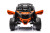 Kids Orange 24v UTV Wide Seat Electric Off Roader + Suspension