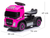 Girls Pink Kids 6v Battery Power Ride on Lorry + Lights & Sounds