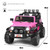 12v Girls Pink  2-Seater Electric Powered Sit-In Truck & Remote