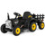 12v Kids Black Sit on Battery Operated Tractor & Trailer & Remote