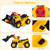 6v Kids Ride On Electric Battery  Excavator Toy Construction Vehicle
