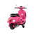 Girls Official Pink New Shape Vespa 12V Sit on  Moped Motorbike