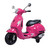 Girls Official Pink New Shape Vespa 12V Sit on  Moped Motorbike