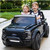 Kids Twin Seat Licensed Black Ford Duty 12V Ride-in Pick-up Truck