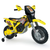 Kids Injusa Yellow Ride On Motocross 12v Motorbike & Stabalizers