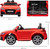 Kids 12v 2-Motor Red New Shape Official Audi TTRS Ride On Car