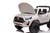 Children's White 2 Seat 12v Official Ride on Toyota Hilux Off-Roader