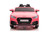 Girls Pink 12v New Shape Licensed Audi TTRS Roadster Kids Car