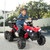 Red 12v Kids Sit on Battery Powered 6 Wheel 4WD Quad Bike