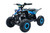 Blue 1500W 48 Volt Teens Electric Shaft Driven Motorized Quad Bike