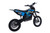 Blue Older Kids 60v RNR Brushless Motor Lithium Power Dirt Bike