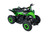 Green 48V 1000W Age 7-11 Battery Powered Electric Quad Bike