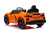 Kids Orange 12v Corvette Corvette Stingray C8 Ride On Sports Car + Remote