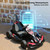 Black 12 Volt Ride On 12v Battery Powered Sit Down Go Kart