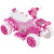 Girls Pink Disney Princesses Bubble Machine 6V  Ride On Quad