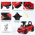Kids Official Red Jeep Foot-to-Floor Push Car Stroller