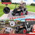 Kids Spidey Web 24v Ride-on Off Road UTV with Roll Cage