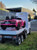 Kids 24v Licensed Black 4WD Scania Electric Ride On Lorry & Trailer
