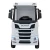 Kids 24v Official White 4WD Scania Ride On Lorry & Trailer