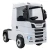 Kids 24v Official White 4WD Scania Ride On Lorry & Trailer