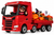 Kids 24v Licensed Red 4WD Scania Ride On Lorry & Free Trailer