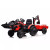 Red 24v Mega Multi-Function Tractor, Digger, Loader & Excavator