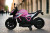 Girls Pink 12V Official KLM Ride on  Motorbike with Stabilizers