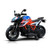 Kids Orange 12V Official KTM Ride on  Superbike with Stabilizers