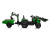 Green 24v Kids Multi-Function Tractor, Digger, Loader & Excavator