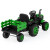 Green 24v Power Kids Ride on Tractor & Detachable Trailer