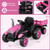 Girls Pink 24v Power Kids Sit on Tractor & Detachable Trailer