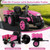 Girls Pink 24v Power Kids Sit on Tractor & Detachable Trailer