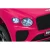 Girls Licensed 12V Pink Bentley Bentayga S Kids Ride-On Car