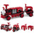 Kids Red 12v 3-Seat Battery Motorized Sit-on Thomas Style Train