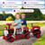 Kids Red 12v 3-Seat Battery Motorized Sit-on Thomas Style Train