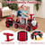 Kids Red 12v 3-Seat Battery Motorized Sit-on Thomas Style Train