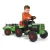 Kids Green INJUSA 6V Electric Tractor with Trailer