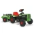 Kids Green INJUSA 6V Electric Tractor with Trailer