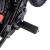 Red 12v Ride on 7UP Motorbike with removable training wheels