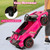 Pink 2 Seat 4WD Green Licensed Lamborghini Kids Ride On Car