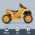 Toddlers Official CAT Yellow Small Ride-on Quad Bike