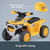 Toddlers Official CAT Yellow Small Ride-on Quad Bike