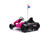 10KMPH Kids Pink Formula Racing Electric Powered Ride On Kart