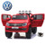 12v Kids Red VW Amarok Jeep with EVA Wheels & Leather Seat