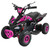 36v 800w Speed Restriction Girls Pink Battery Quad Bike