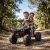 2 Seat 24v Super-Suspension Black Off-Road Ride on Quad Bike