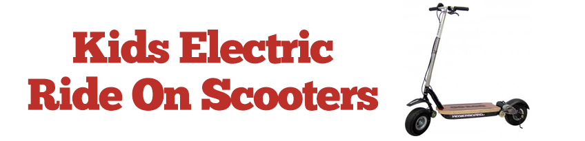 KIDS ELECTRIC SCOOTERS