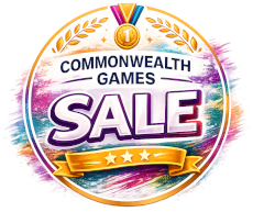 COMMONWEALTH GAMES SALE NOW ON