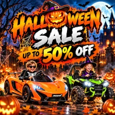 Kids Electric Cars Halloween Sale Now On