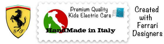 Handmade Kids Electric Ferrari Car
